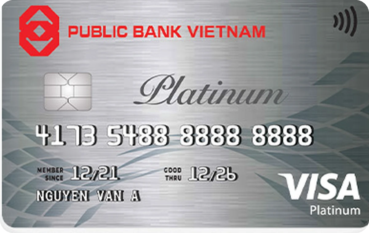 Public Bank Visa Bạch Kim (Platinum)