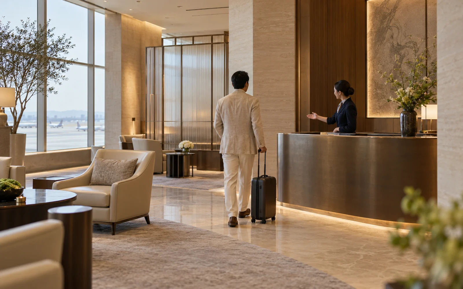 Hạng khách hàng nào được phòng chờ sân bay