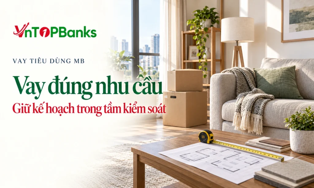VAY TIÊU DÙNG MB — Vay đúng nhu cầu Giữ kế hoạch trong tầm kiểm soát