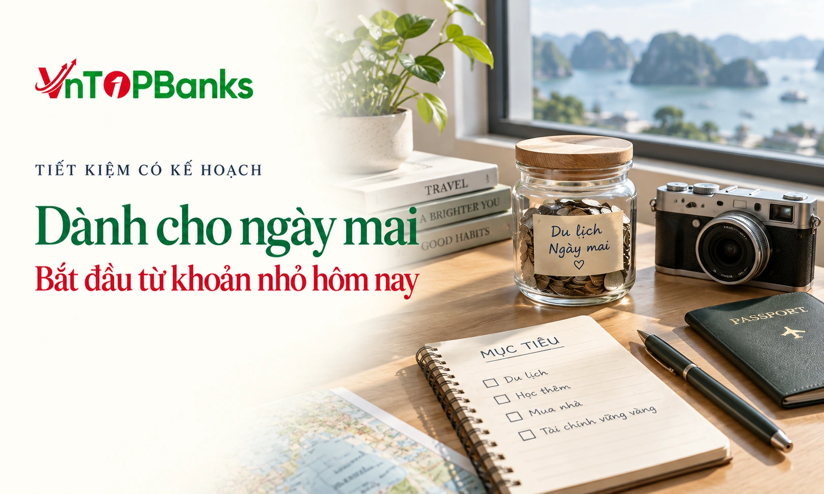 TIẾT KIỆM CÓ KẾ HOẠCH — Dành cho ngày mai Bắt đầu từ khoản nhỏ hôm nay
