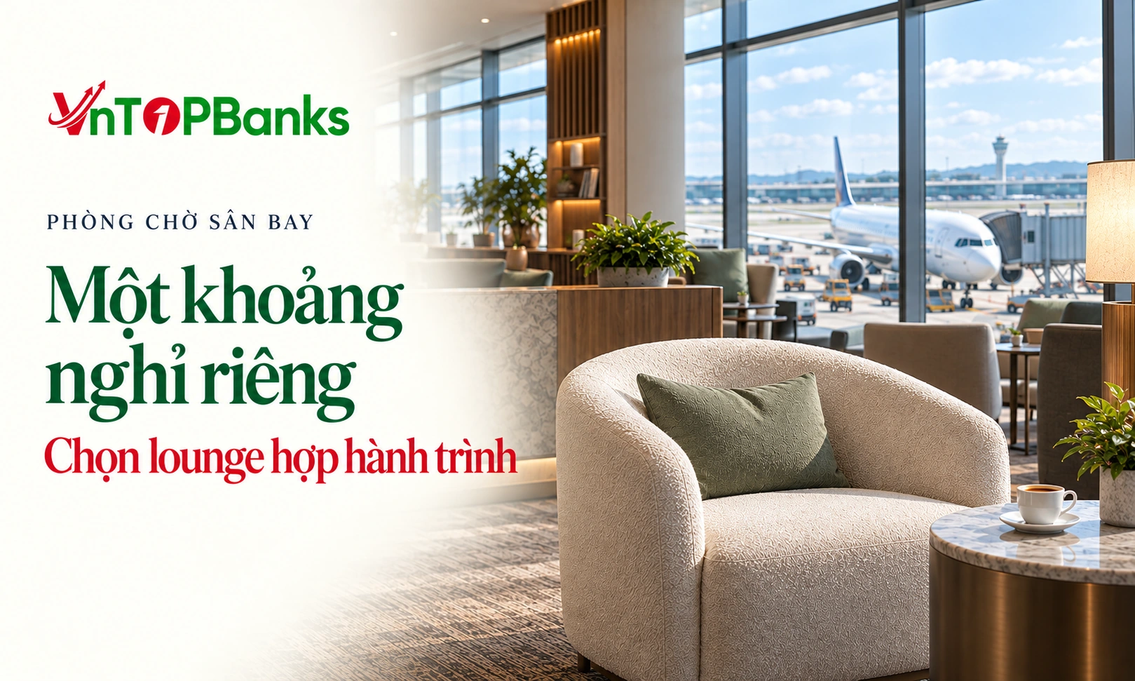 PHÒNG CHỜ SÂN BAY — Một khoảng nghỉ riêng Chọn lounge hợp hành trình