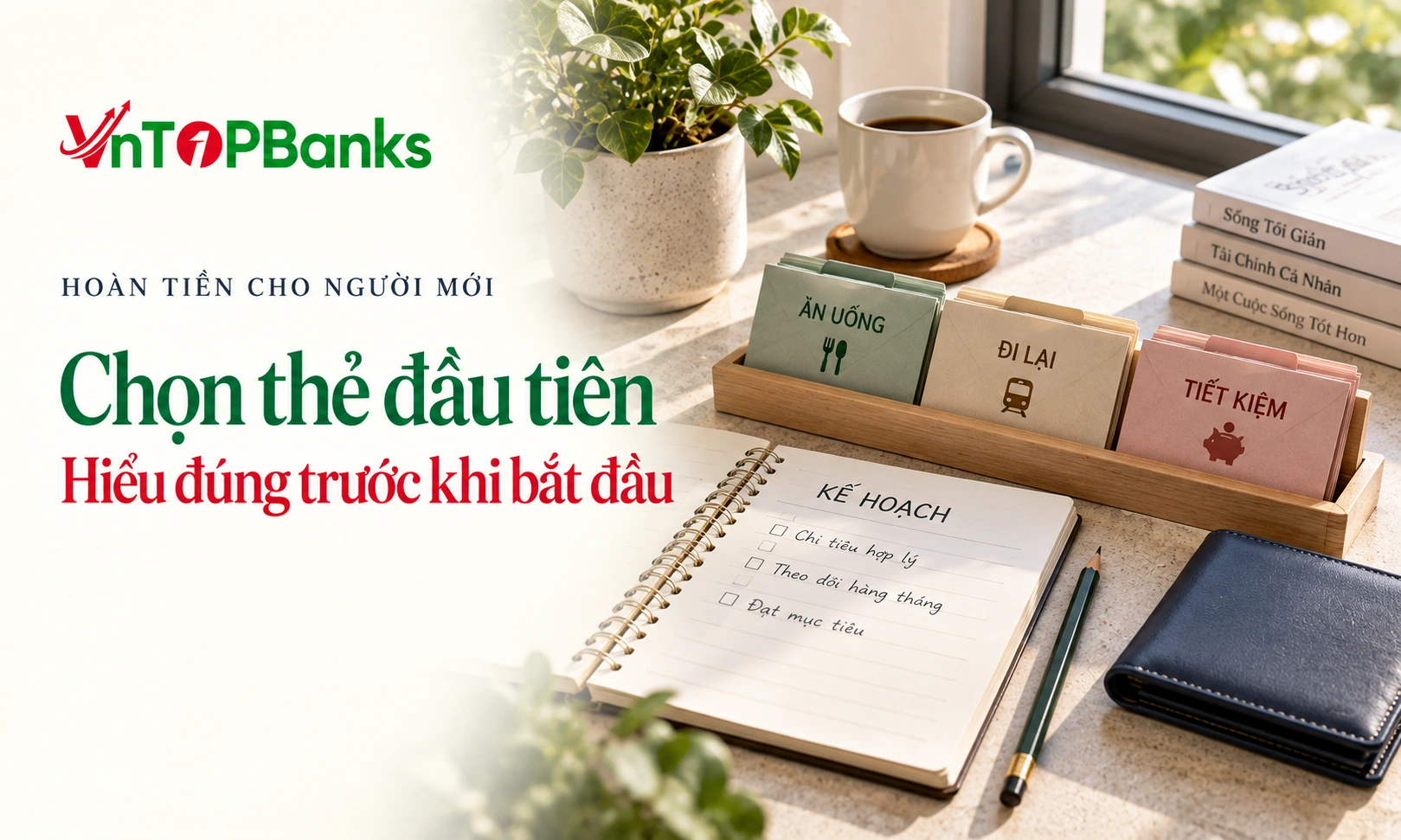 HOÀN TIỀN CHO NGƯỜI MỚI — Chọn thẻ đầu tiên Hiểu đúng trước khi bắt đầu
