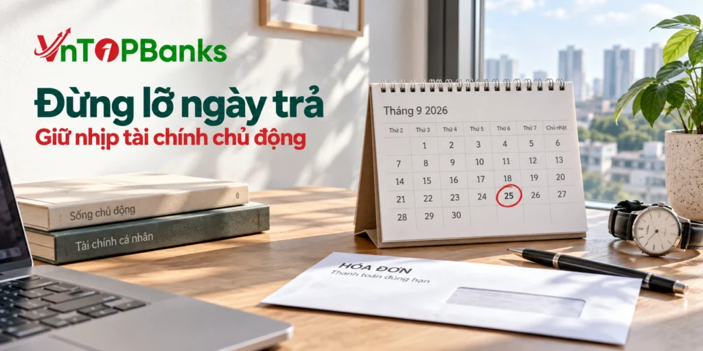 Đừng lỡ ngày trả — Giữ nhịp tài chính chủ động | VNTopBanks