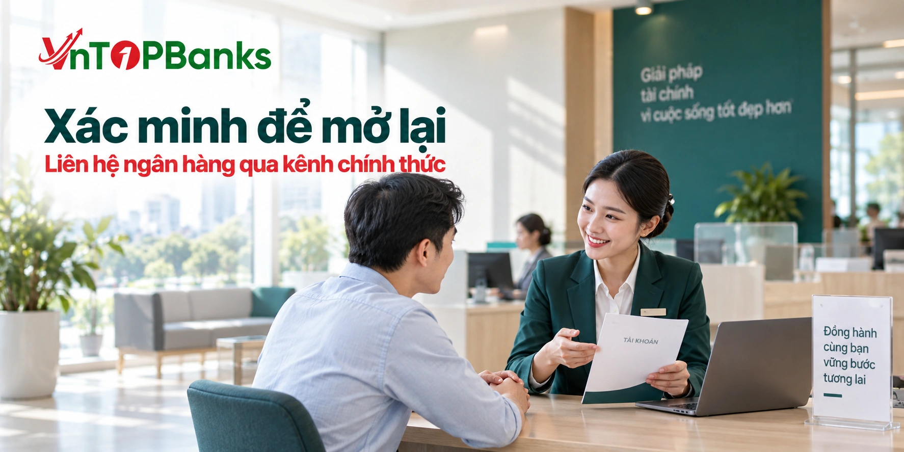 Xác minh để mở lại — Liên hệ ngân hàng qua kênh chính thức | VNTopBanks