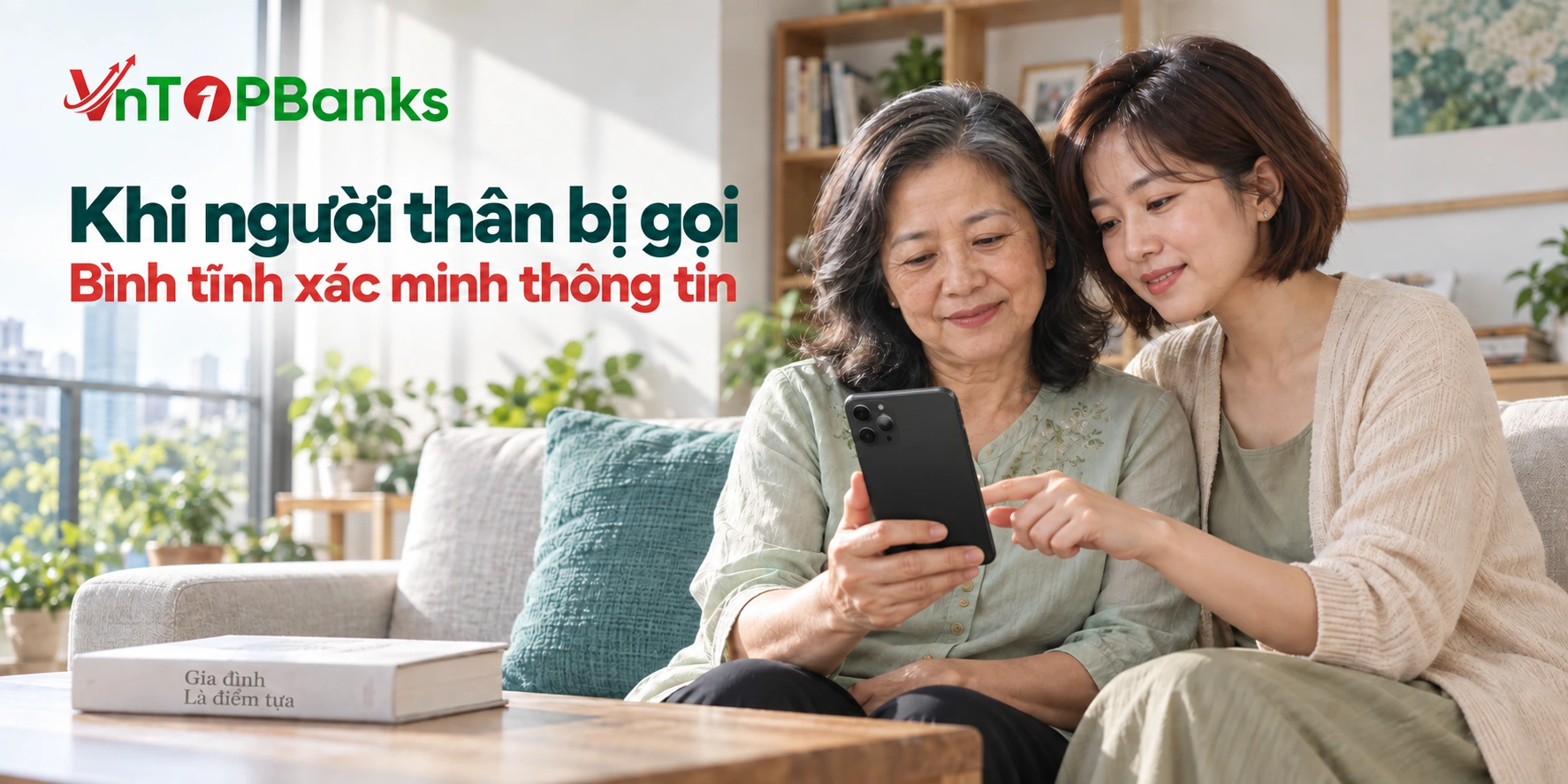 Khi người thân bị gọi — Bình tĩnh xác minh thông tin | VNTopBanks