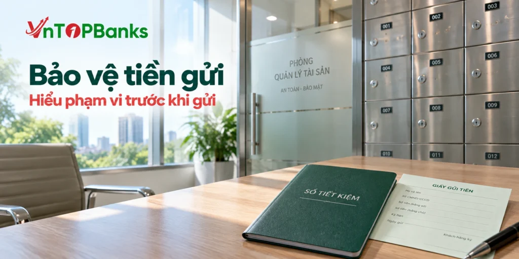 Bảo vệ tiền gửi — Hiểu phạm vi trước khi gửi | VNTopBanks